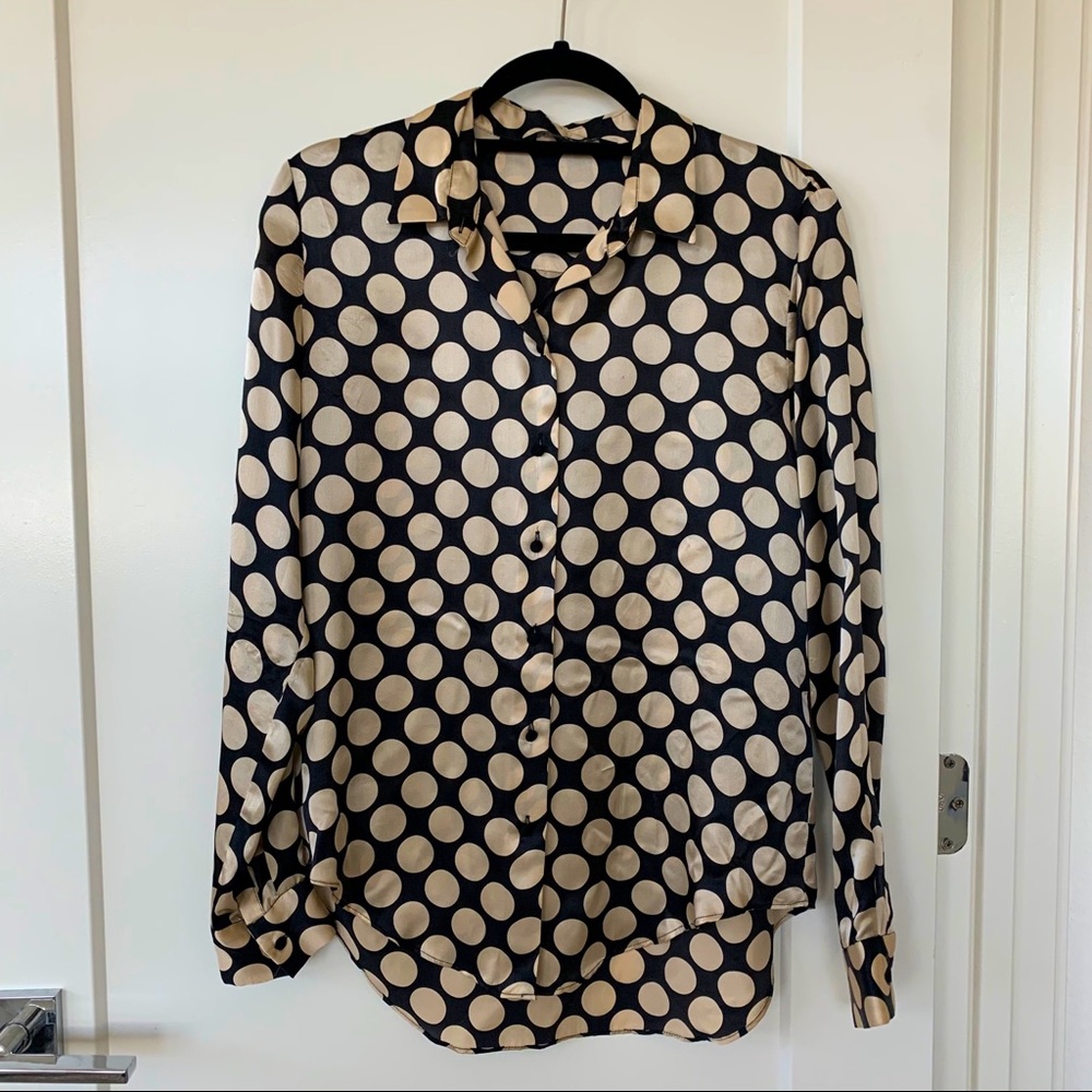 NEW - Zara Silk Blouse